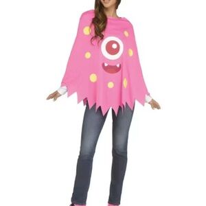 Fun world monster poncho adult costume. NWT one size